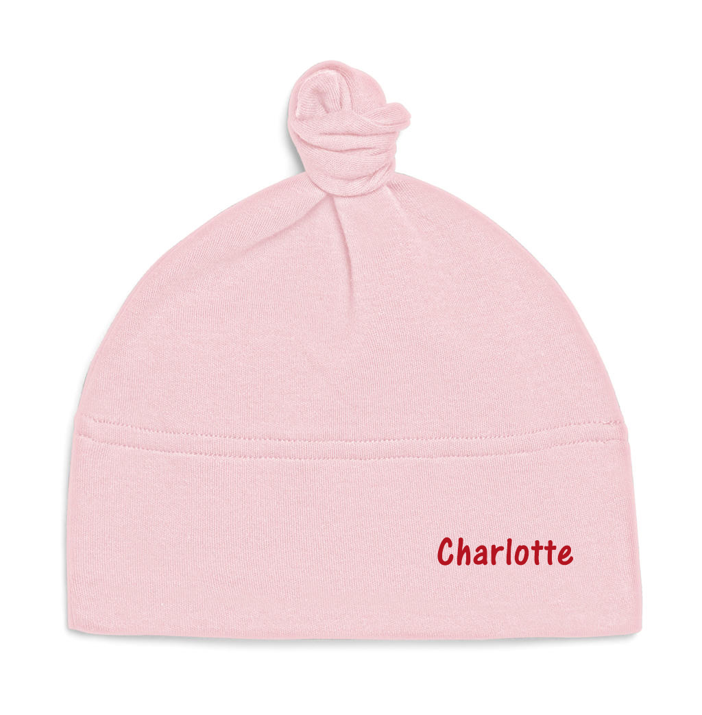 personalised baby hat